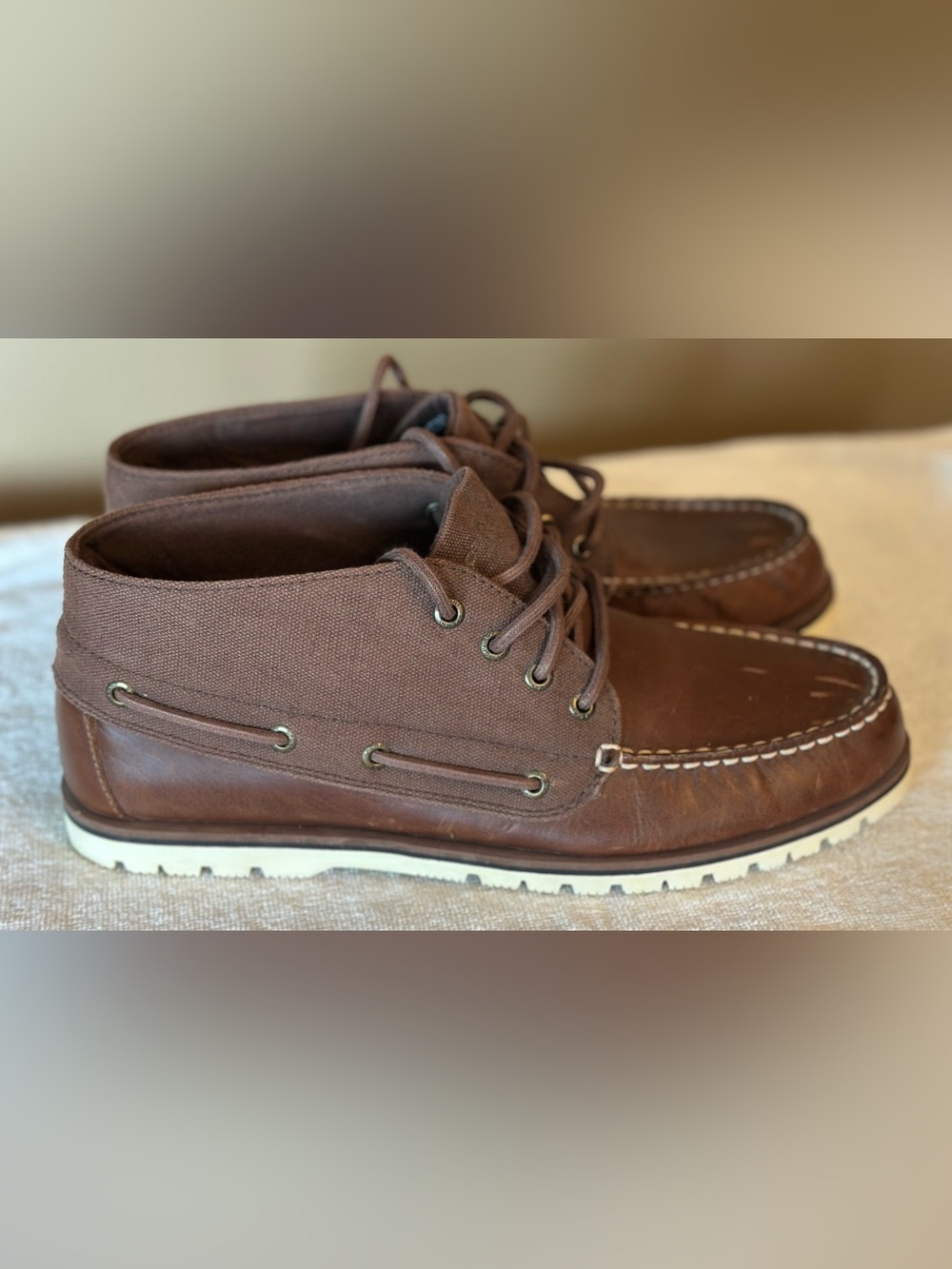 Sperry Top-Sider‎ Brown Leather Chukka Boat Boots Men’s Size 11M